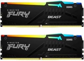 Оперативная память Kingston FURY Beast RGB 32ГБ DDR5 6000МГц KF560C40BBAK2-32