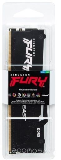 Оперативная память Kingston FURY Beast RGB 32ГБ DDR5 6400 МГц KF564C32BBA-32, фото 1