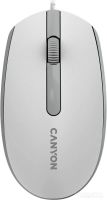 Мышь Canyon M-10 (белый/серый)