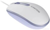 Мышь Canyon M-10 (белый/сиреневый)