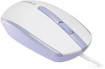 Мышь Canyon M-10 (белый/сиреневый)