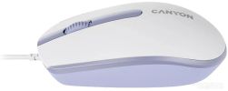 Мышь Canyon M-10 (белый/сиреневый)