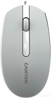 Мышь Canyon M-10 (серый/белый)