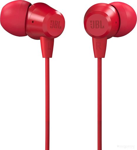 Наушники JBL C50HI (красный), фото 1