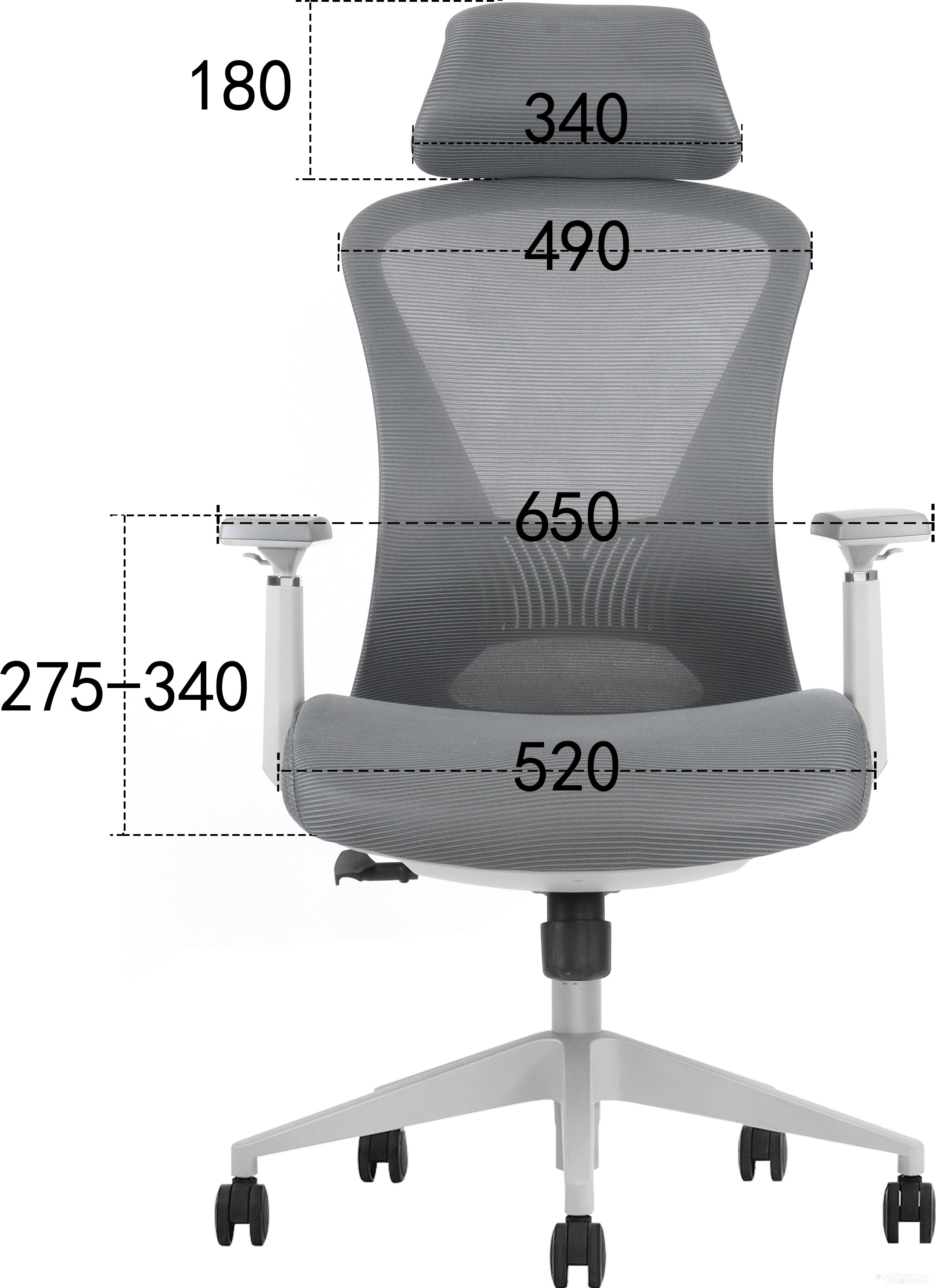 Кресло Evolution Office Comfort (серый), фото 20