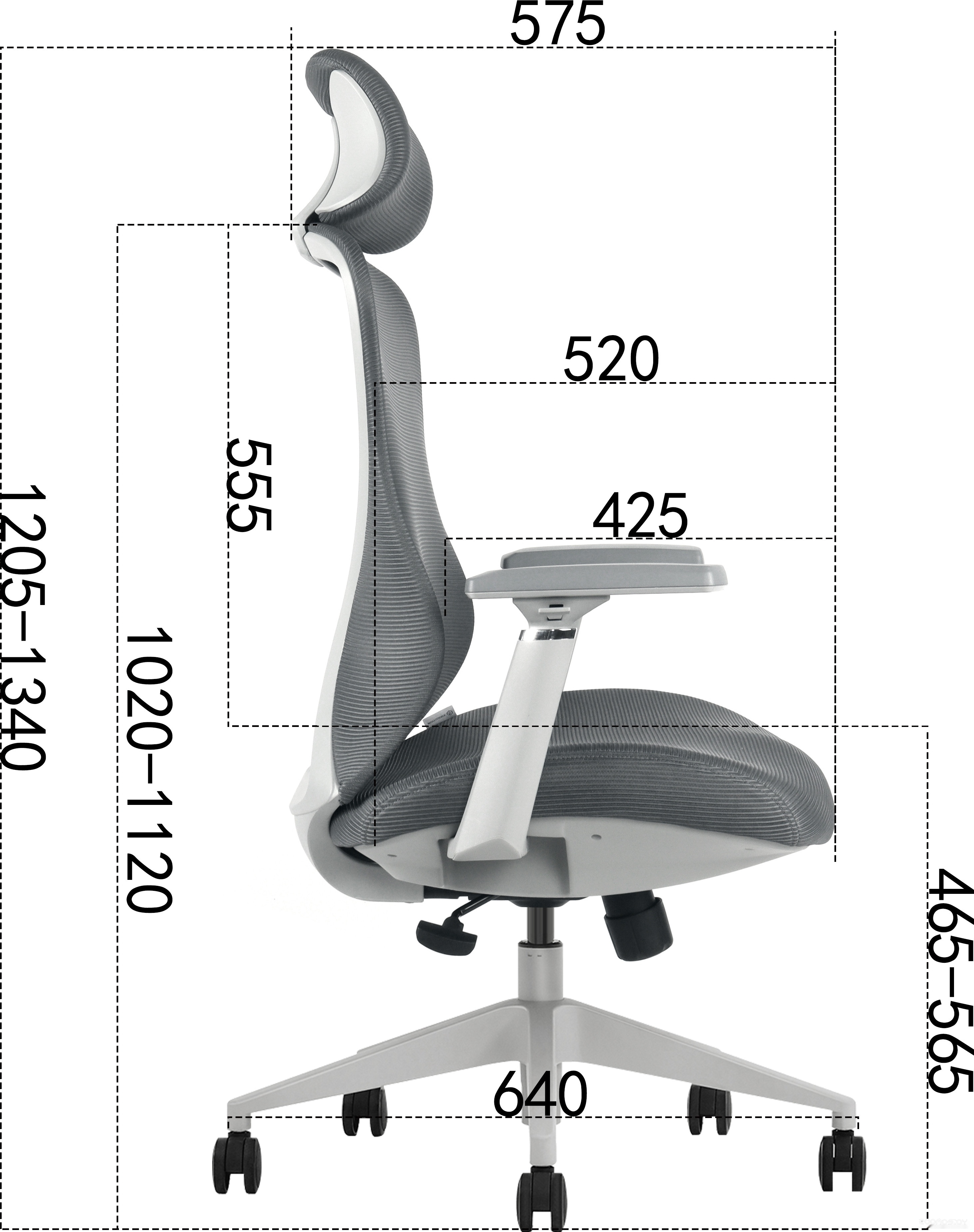 Кресло Evolution Office Comfort (серый), фото 3