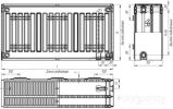 Стальной панельный радиатор Лидея ЛК 30-507 500x700