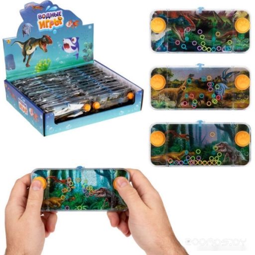 Развивающая игрушка 1toy Т24410 Водная игра (акулы)