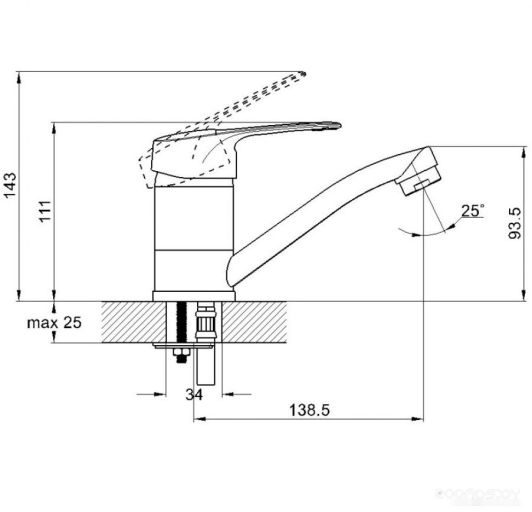 Смеситель Econoce EC0461