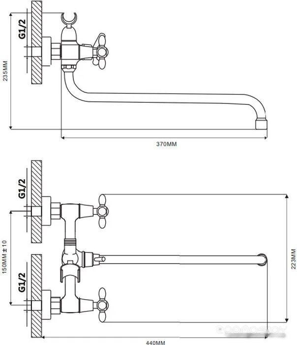 Смеситель Maxonor MN2227-2, фото 2
