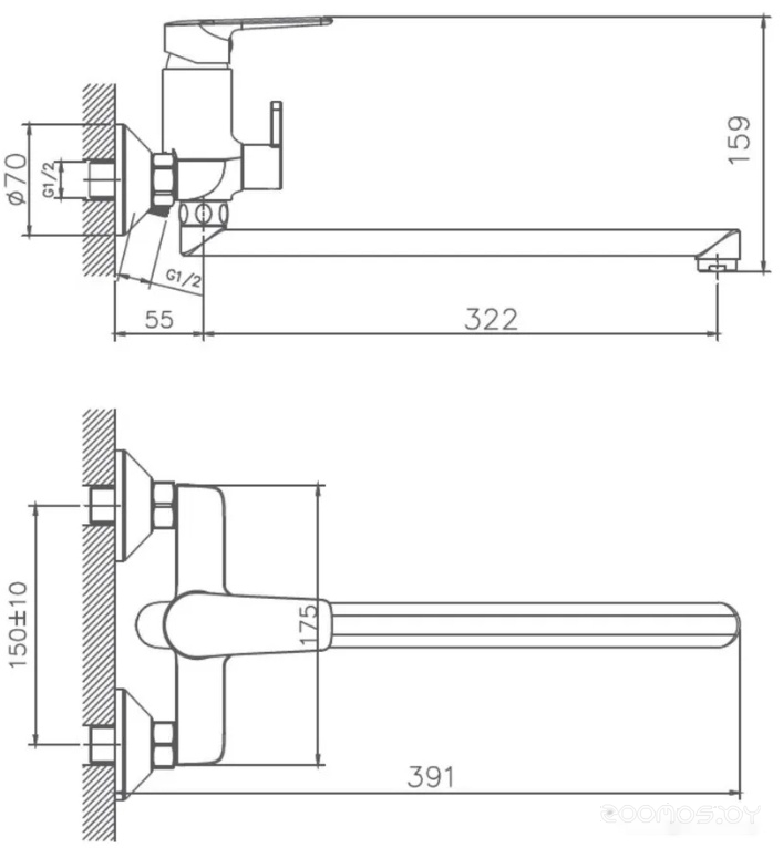 Смеситель Haiba HB22563, фото 2