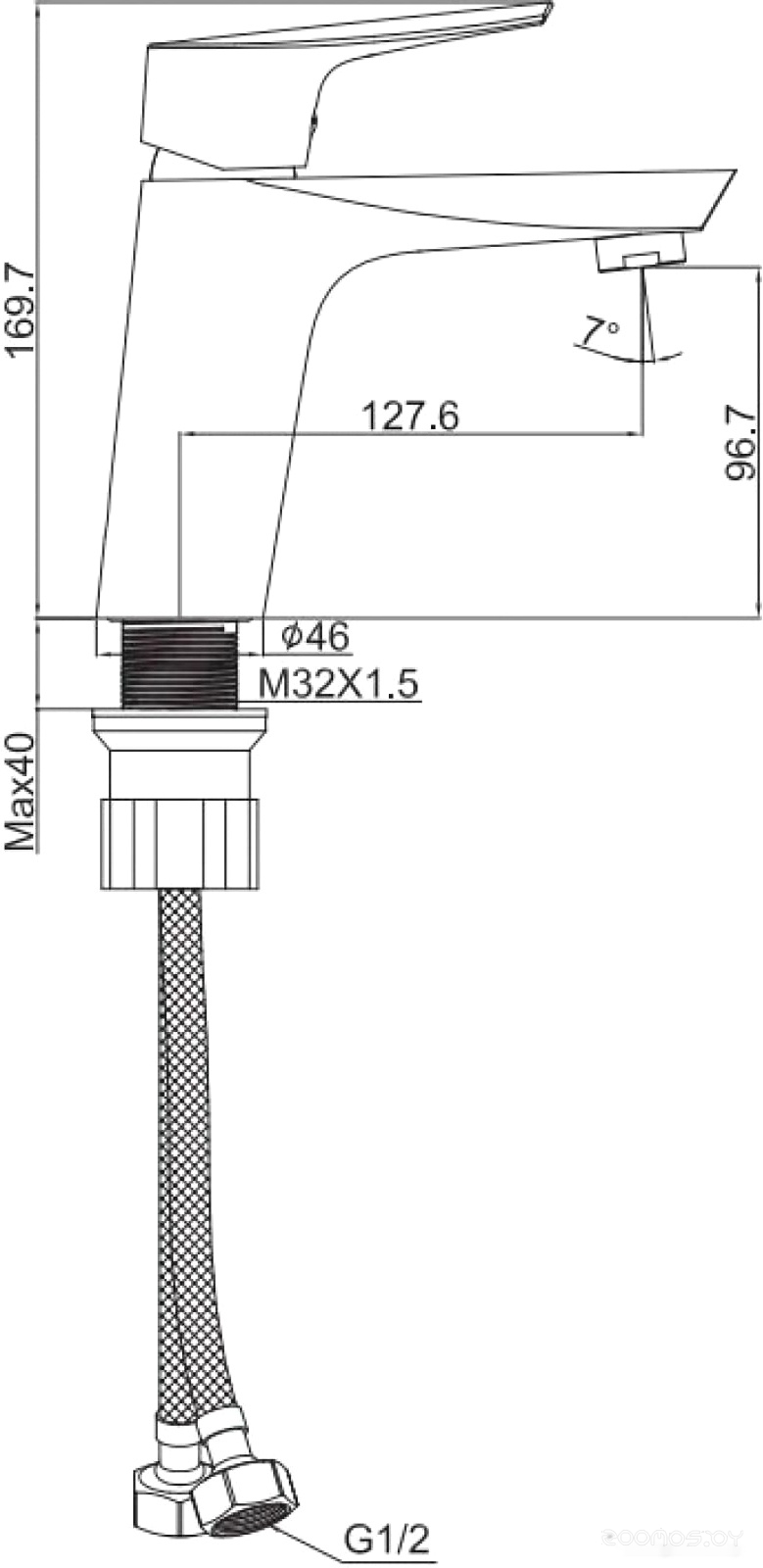 Смеситель Maxonor MN1073, фото 3