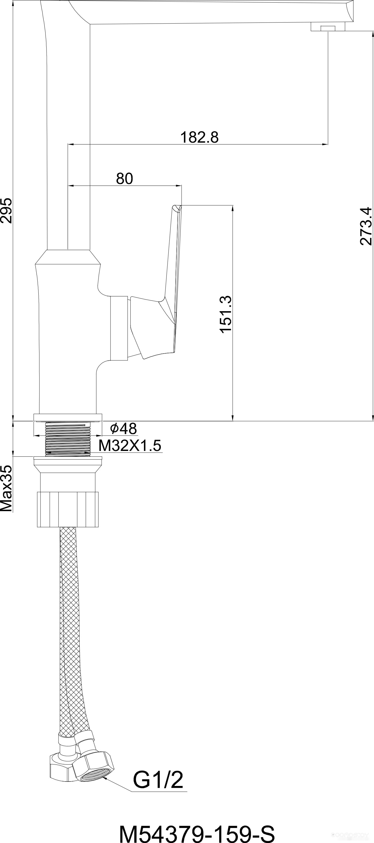 Смеситель Maxonor PL4085-7, фото 3