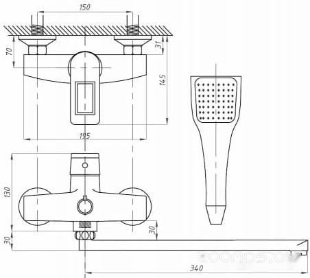 Смеситель Fauzt FZs-W24, фото 2
