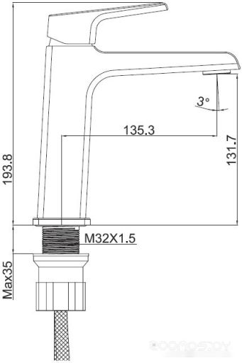 Смеситель Ekko EM1172