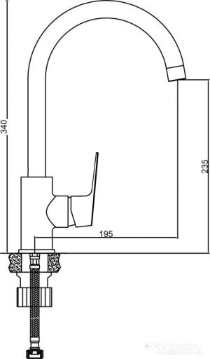 Смеситель Gross Aqua Dyno 3242285C-B02, фото 1