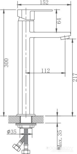 Смеситель Haiba HB11806, фото 1