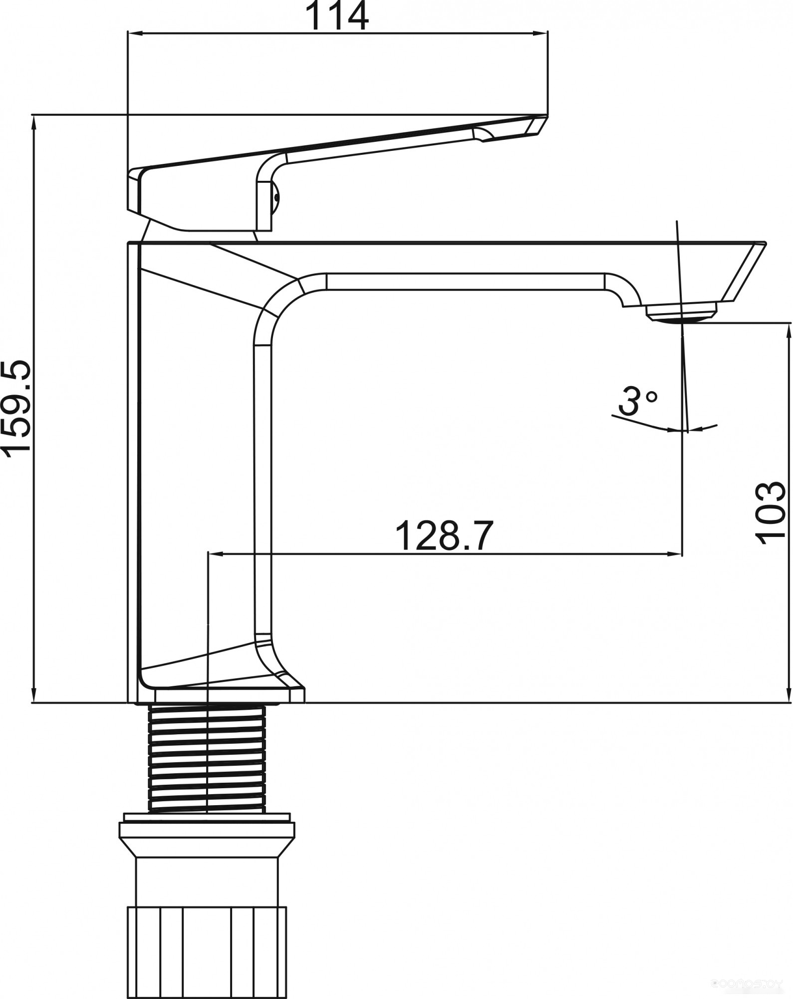 Смеситель Maxonor Pure Life PL1090-9, фото 8