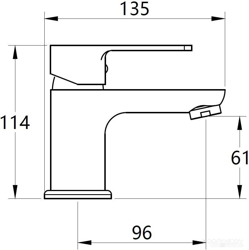 Смеситель Voda Drop DP26, фото 2