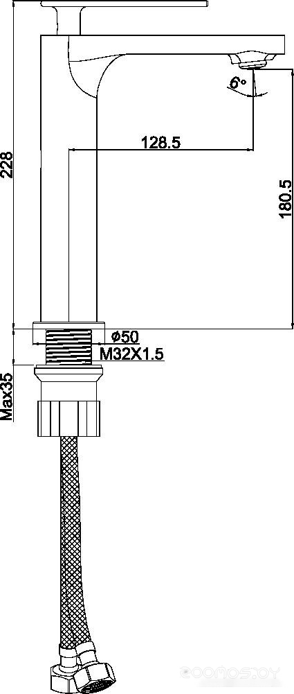 Смеситель Maxonor Pure Life PL1186, фото 2