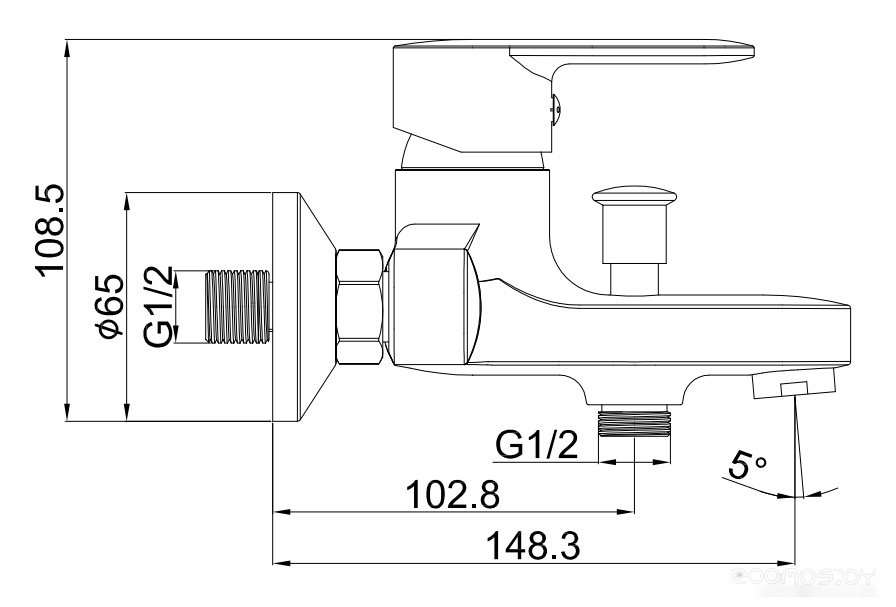 Смеситель Maxonor Pure Life PL3274, фото 2