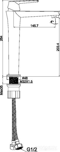 Смеситель Maxonor Pure Life PL1185, фото 1