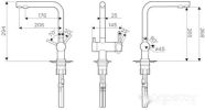 Смеситель Omoikiri Nagano-BN + Pure Drop lite