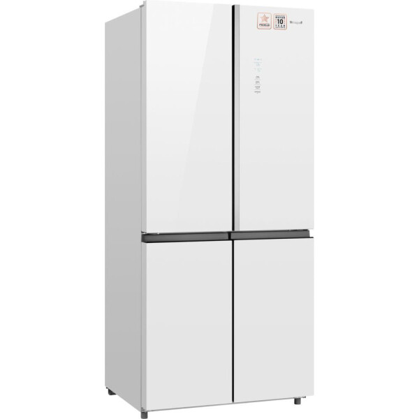 Холодильник Weissgauff WCD 590 Nofrost Inverter Premium Biofresh White Glass, фото 4