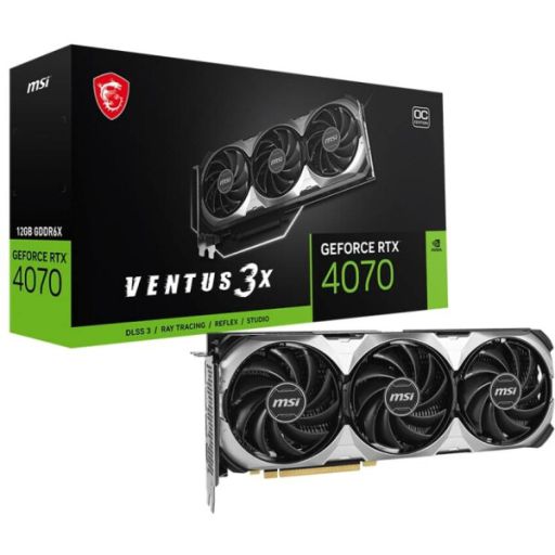 Видеокарта MSI GeForce RTX 4070 Ventus 3X E 12G OC