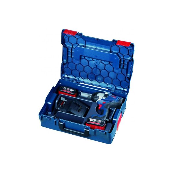 Гайковерт Bosch GDS 18V-1050 H 06019J8522 (с 2-мя АКБ, кейс), фото 2