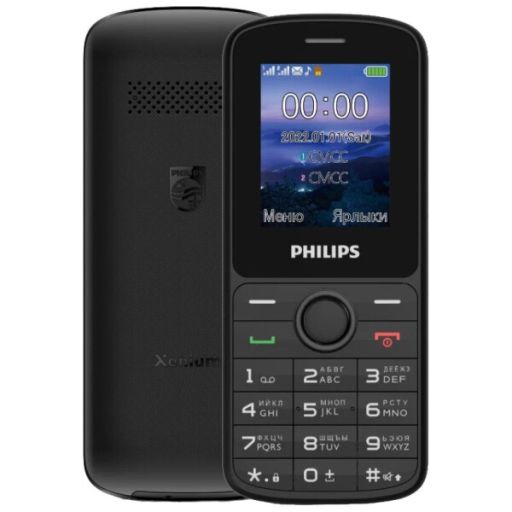 Кнопочный телефон Philips Xenium E2101 (черный)