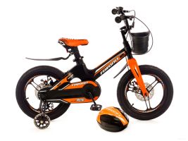Детский велосипед Favorit PRESTIGE 16 (черный/оранжевый)