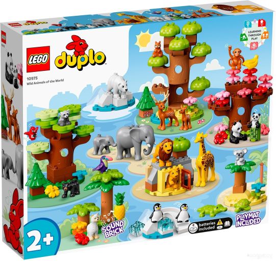 Конструктор Lego Duplo 10975 Дикие животные мира