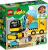 Конструктор Lego DUPLO Грузовик и гусеничный экскаватор 10931