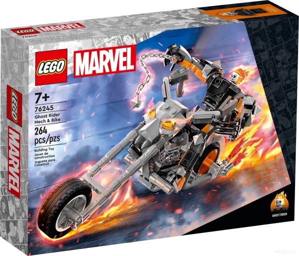 Конструктор Lego Marvel Super Heroes 76245 Робот и мотоцикл Призрачного Гонщика