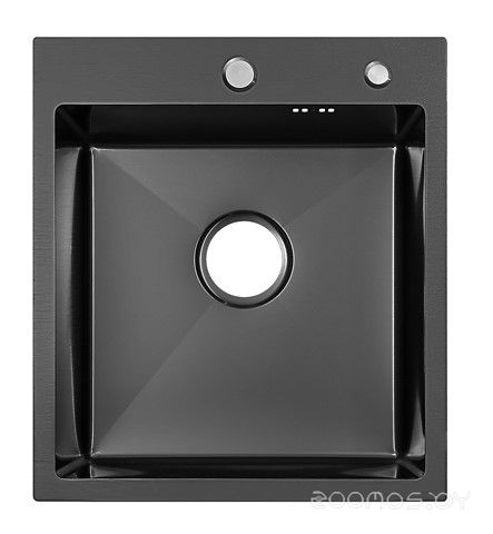 Кухонная мойка ARFEKA ECO AR 450*500 BLACK PVD NANO DECOR