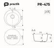 Кухонная мойка Practik PR-M 475-001 (белый камень)