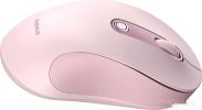 Мышь Baseus F02 Ergonomic Wireless Mouse (розовый, без батарейки в комплекте)