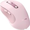 Мышь Baseus F02 Ergonomic Wireless Mouse (розовый, без батарейки в комплекте)