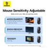 Мышь Baseus F02 Ergonomic Wireless Mouse (черный, без батарейки в комплекте)