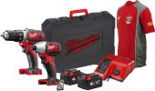  Milwaukee M18 BPP2D-402C 4933447126 (шуруповерт, винтоверт, 2 АКБ, кейс)