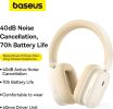 Наушники Baseus Bowie H1 Noise-Cancelling (бежевый)