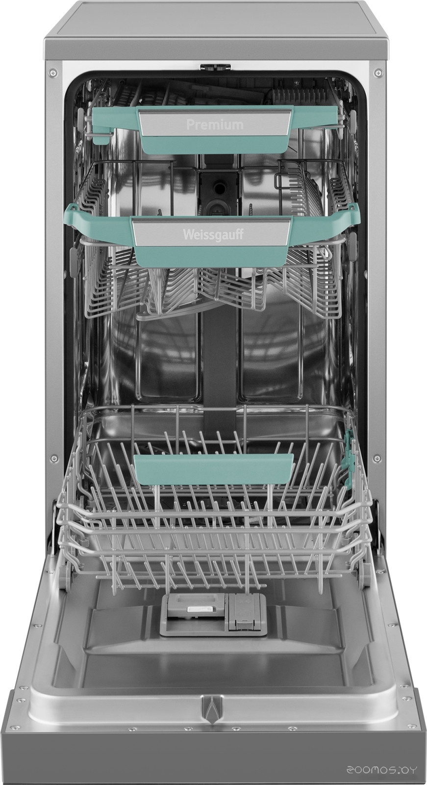 Отдельностоящая посудомоечная машина Weissgauff DW 4539 Inverter Touch AutoOpen Inox, фото 5
