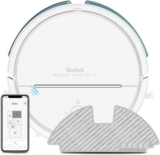 Робот-пылесос Tefal X-Plorer Serie 120 Ai Animal & Allergy RG7867WH, фото 1