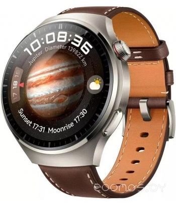 Умные часы Huawei Watch 4 Pro (с кожаным ремешком)