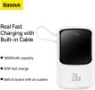 Внешний аккумулятор Baseus Qpow Pro Digital Display Fast Charge Power Bank iP Edition 20W 10000mAh (белый)