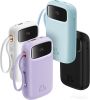 Внешний аккумулятор Baseus Qpow2 Dual-Cable Digital Display Fast Charge Power Bank 22.5W 20000mAh (белый)
