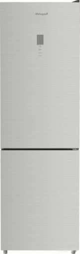 Холодильник Weissgauff WRK 195 D Full NoFrost Inox Glass, фото 1