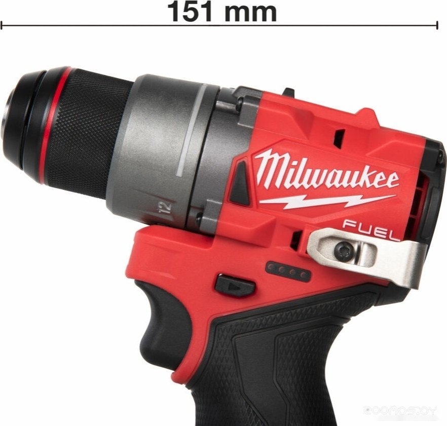 Дрель-шуруповерт Milwaukee M12 FUEL M12FDD2-202X 4933479873 (с 2-мя АКБ 2 Ач, кейс), фото 13