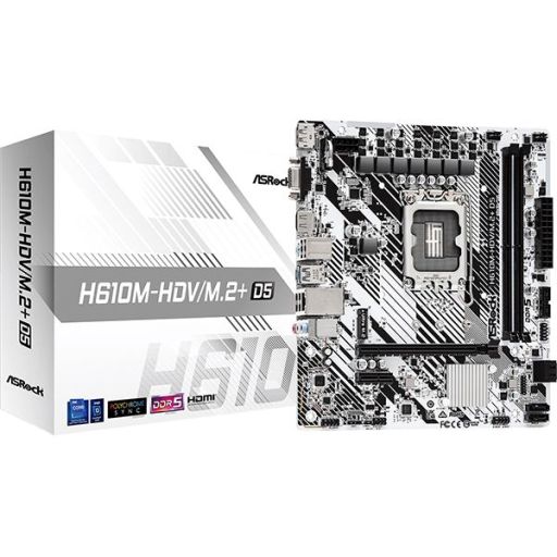 Материнская плата ASROCK H610M-HDV/M.2+ D5